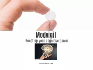 Modvigil for cognitive enhancement