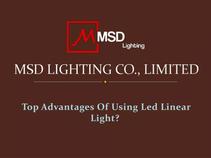 msd lighting co limited