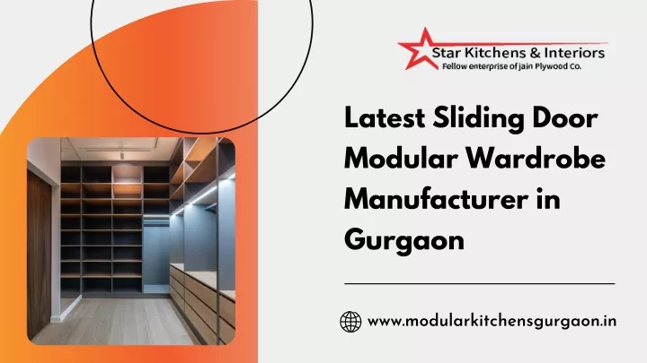 latest sliding door modular wardrobe manufacturer