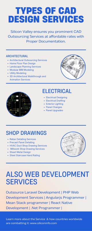 types of cad design services