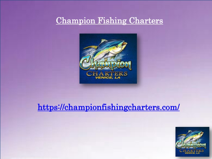 champion fishing charters