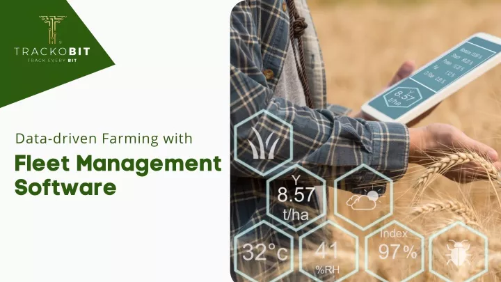 data driven farming with