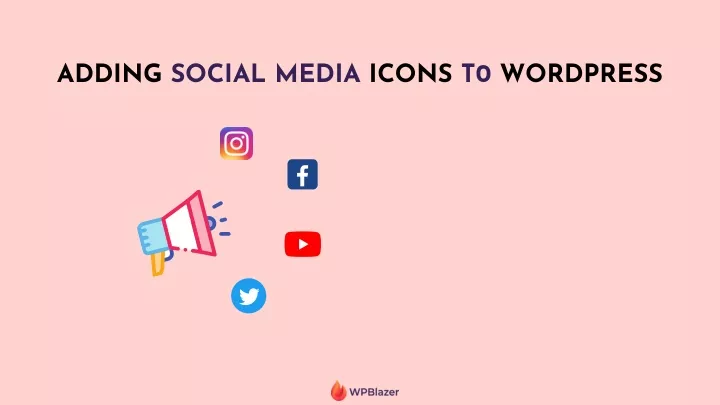 adding social media icons t0 wordpress