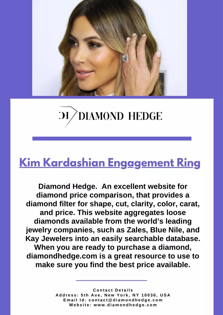 kim kardashian engagement ring