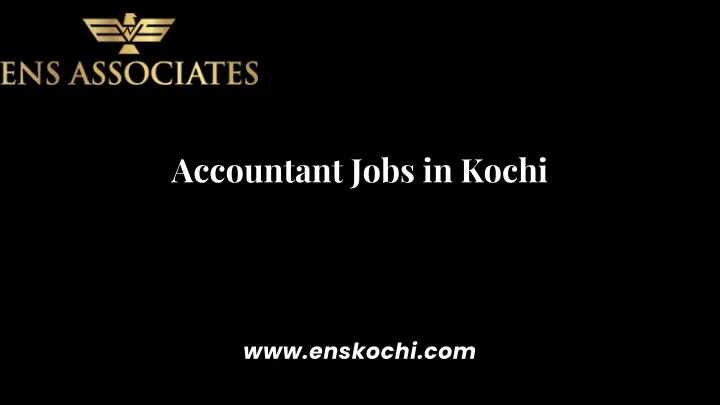 accountant jobs in kochi