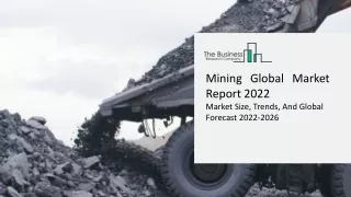 mining global market report 2022 market size