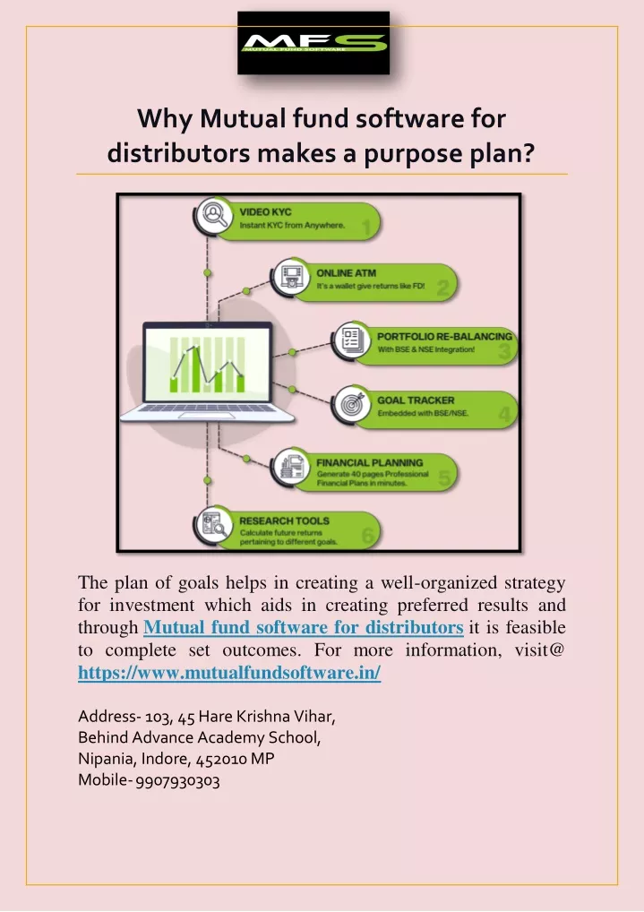 why mutual fund software for distributors makes