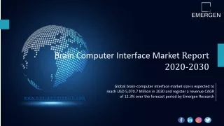 Brain Computer Interface Market Size Worth USD 5,070.7 Million in 2030