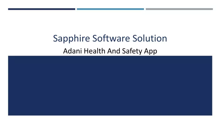 sapphire software solution