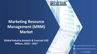 marketing resource management mrm market global