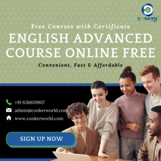 English Advanced Course Online Free