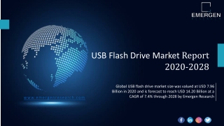 USB Flash Drive Market Size Worth USD 14.20 Billion in 2028