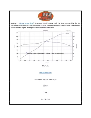 Victory Octane Dyno  Rpwusa.net
