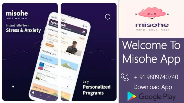 welcome to misohe app
