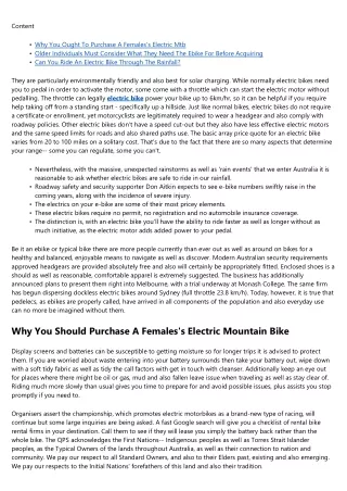 What Are The Electric Bike Policies In Australia?