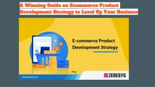 E-commerce Product Development Strategy