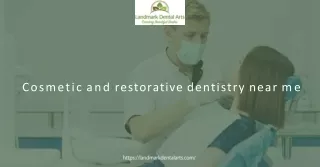 Why Is Cosmetic And Restorative Dentistry near Me Important for People?