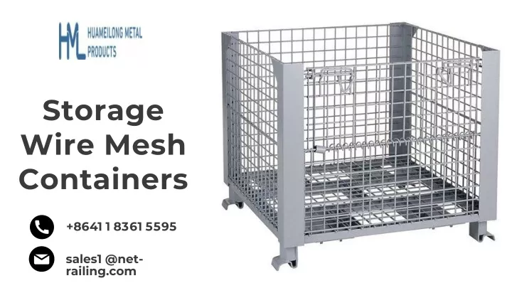 storage wire mesh containers