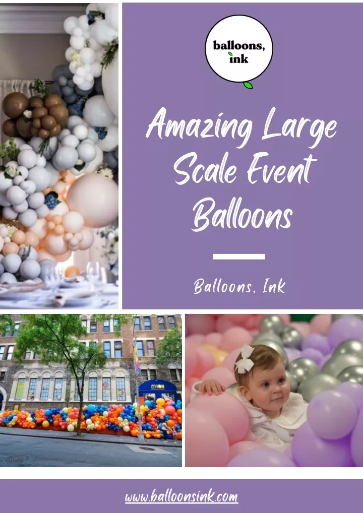 amazing large scale event balloons