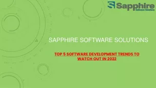 sapphire software solutions