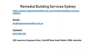 Get Remedial Building Inspection Services And Protect Your Building From Any Unexpected Damage