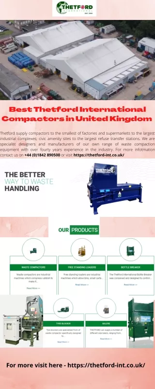 Best Thetford International Compactors in United Kingdom