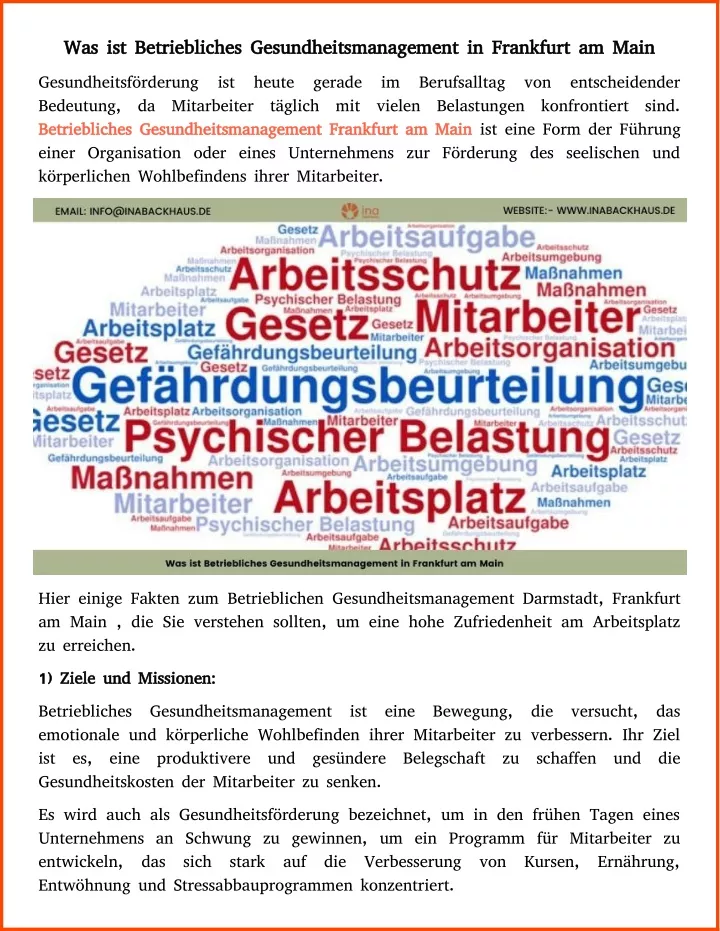 was ist betriebliches gesundheitsmanagement