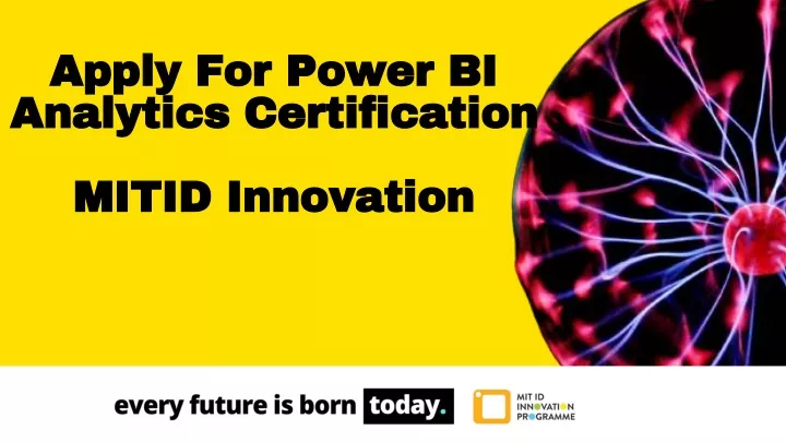 apply for power bi analytics certification mitid