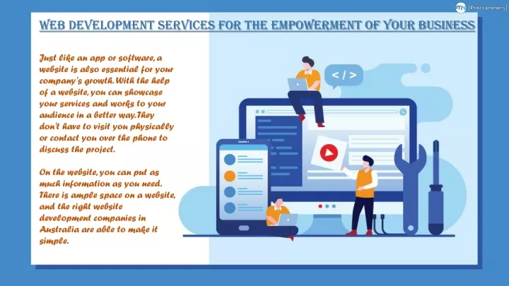 web development services for the empowerment