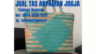 TERPERCAYA, WA : 0878-3930-1999, Agen Tas Anyaman Plastik Murah Di Jogja