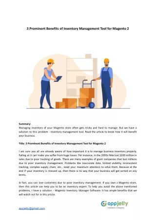 3 prominent benefits of inventory management tool