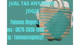 TERPERCAYA, WA : 0878-3930-1999, Agen Tas Anyaman Plastik Murah Di Jogja
