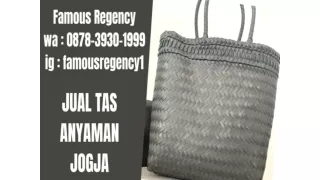 TERPERCAYA, WA : 0878-3930-1999, Agen Tas Anyaman Plastik Murah Di Jogja