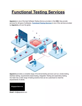 functional testing services