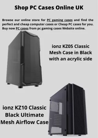 Shop PC Cases Online