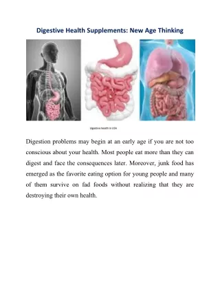 digestive health supplements new age thinking