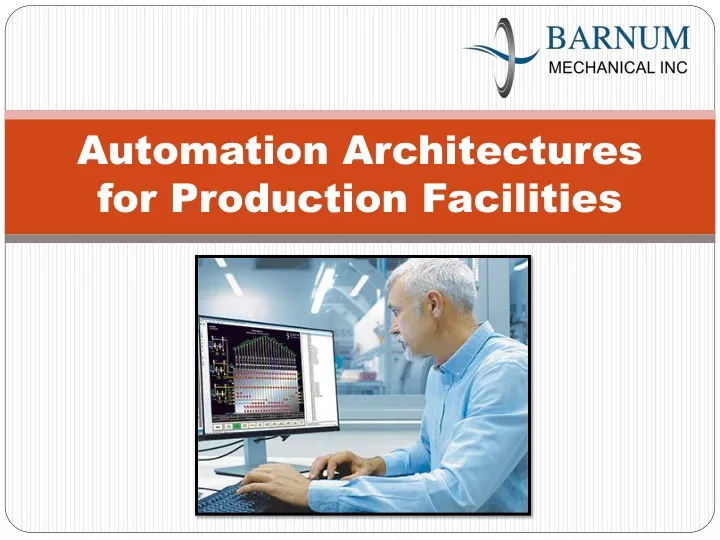 automation architectures for production facilities