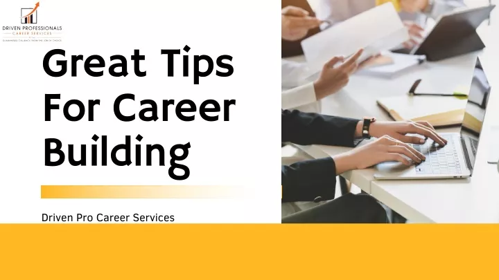 great tips for career building