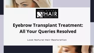 Brow Restoration Treatment