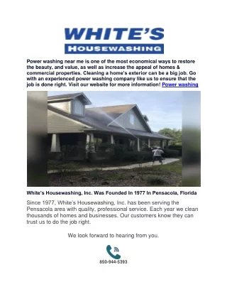 power washing near me is one of the most