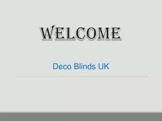 welcome