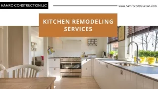 Kitchen Remodeling Services California - Hamro Construction LLC