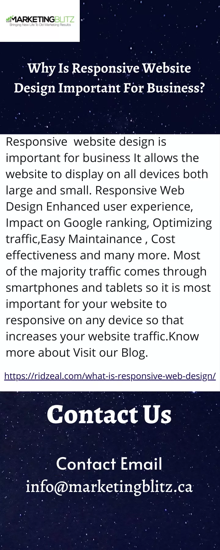 why is responsive website design important