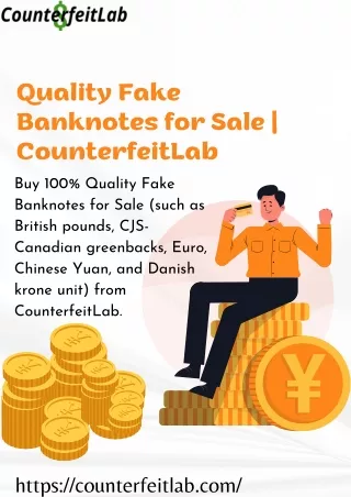 Quality Fake Banknotes for Sale | CounterfeitLab