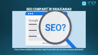 How to choose the best SEO company in Ghaziabad