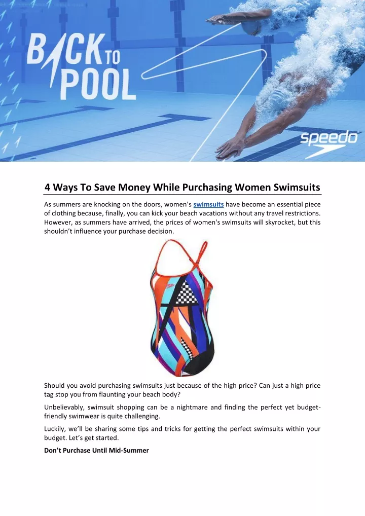 4 ways to save money while purchasing women