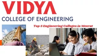 top 5 engineering colleges in meerut