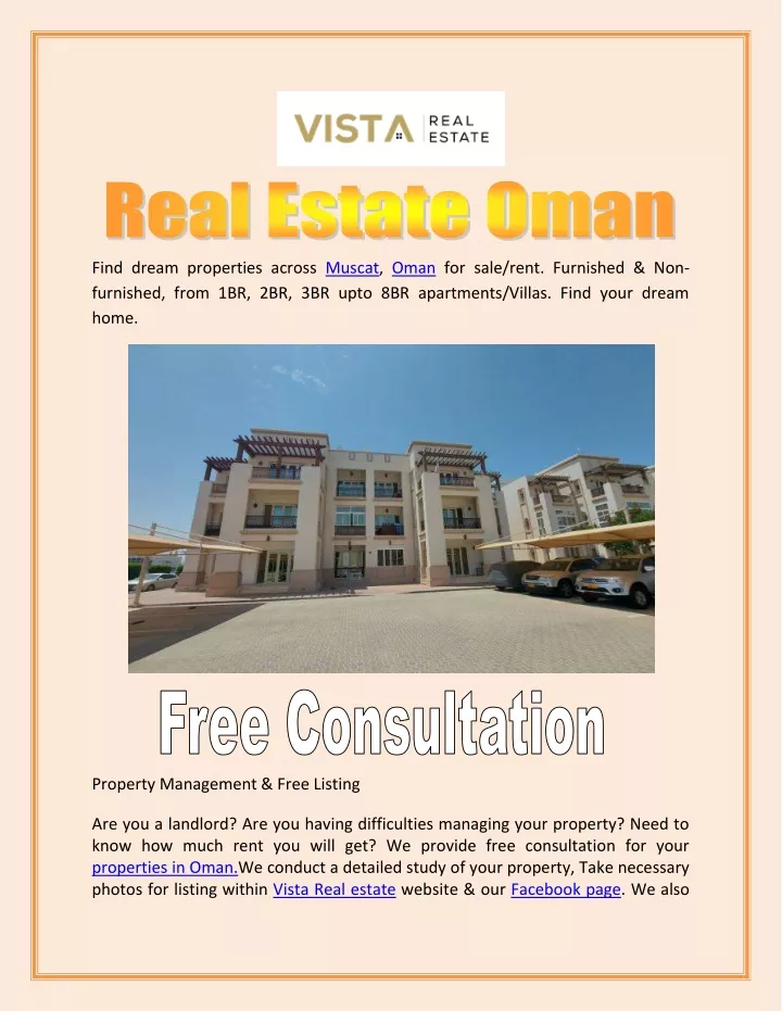 find dream properties across muscat oman for sale
