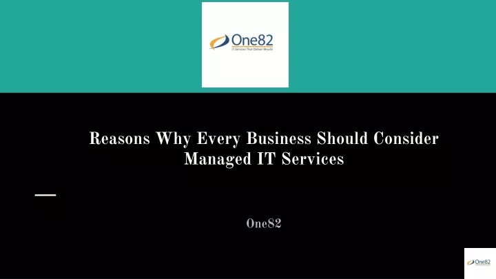 reasons why every business should consider managed it services