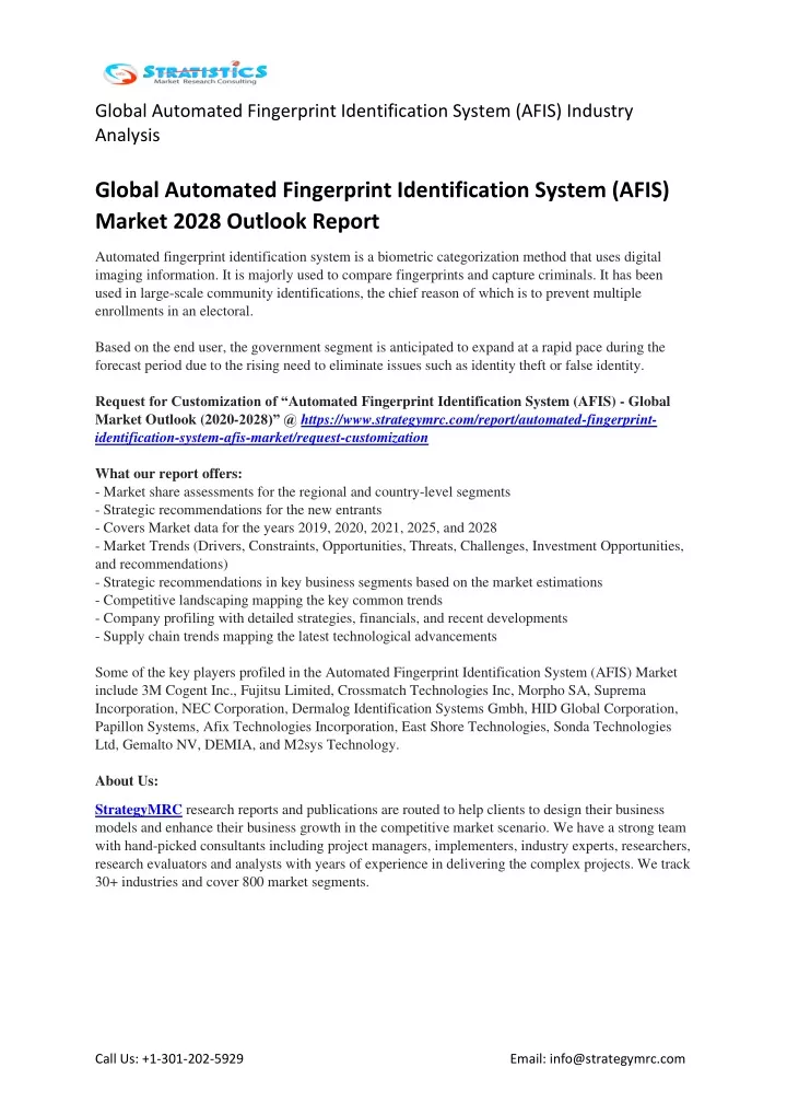 global automated fingerprint identification